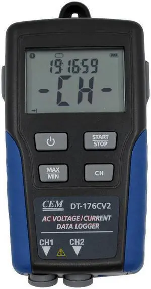 CEM DT-176CV2 AC Current and Voltage Datalogger Digital LCD Displayy