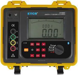 ETCR3100C Earth Resistance Soil Resistivity Tester 0.00O~30.00kO
