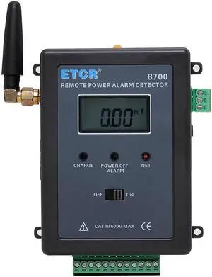 ETCR8700 Power Failure/Leakage Current Remote Alarm Monitor 0.00mA~60.0A