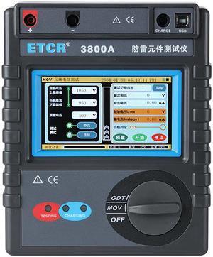 ETCR3800A Lightning Protection Component Tester Touch color LCD