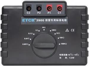 ETCR3900 Exclusive Use of Lightning Protection Standard Resistance 0.001O~100KO