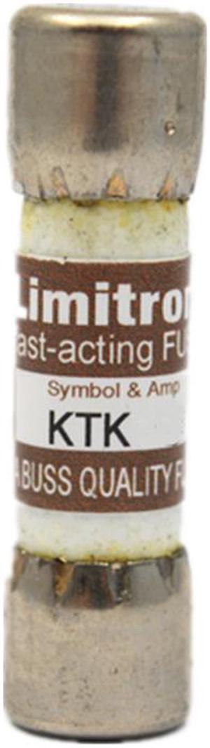 Bussmann KTK-2-1/2 (KTK-2.5) 2.5 Amp Limitron Fast Acting Supplementary Fuse 600V