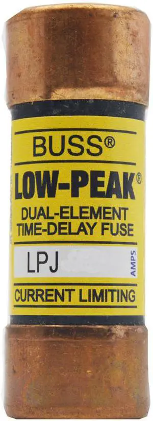 Bussmann LPJ-40SP (LPJ40SP), Fuse 40A Time Delay Class J Dual Element 600V New Bussmann LPJ-40SP (LPJ40SP), Fuse 40A Time Delay Class J Dual Element 600V New