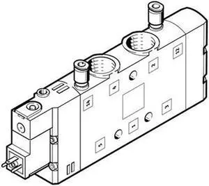 FESTO CPE24-M1H-5LS-3/8 Solenoid Valve 163170 Width 24mm