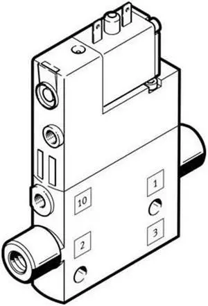 FESTO CPE10-M1BH-3GLS-M5 Solenoid Valve 196848 Width 10mm