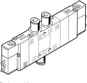 FESTO CPE14-M1BH-5/3G-QS-8 Solenoid Valve 196904 Width 14mm