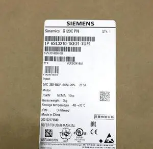 SIEMENS 6SL3210-1KE21-7UF1 New