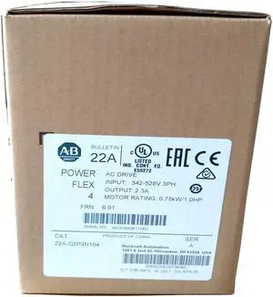 Allen Bradley AB 22A-D2P3N104 POWERFLEX 4 CAT Factory Sealed
