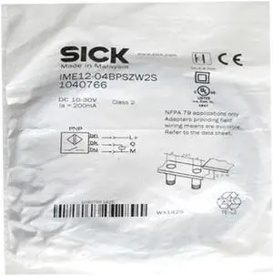 SICK IME12-04BPSZW2S Inductive Proximity Sensors,PNP,New SICK IME12-04BPSZW2S Inductive Proximity Sensors,PNP,New