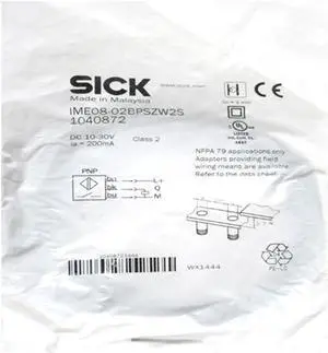 SICK IME08-02BPSZW2S Inductive Proximity Sensors,PNP,New SICK IME08-02BPSZW2S Inductive Proximity Sensors,PNP,New