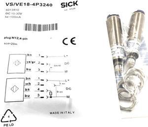 SICK VS/VE18-4P3240 Through-beam photoelectric sensor  ,PNP,New