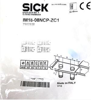 SICK  IM18-08NCP-ZC1 Cylindrical thread design  ,NPN /PNP,New