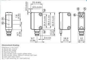 SICK GSE6-P1111 Miniature photoelectric sensors,PNP,New SICK GSE6-P1111 Miniature photoelectric sensors,PNP,New