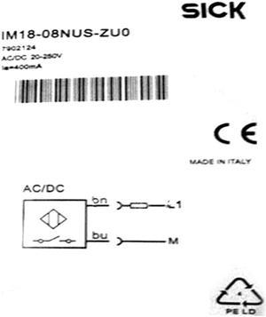 SICK IM18-08NUS-ZUO Inductive proximity sensors New