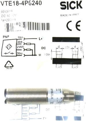 SICK  VTE18-4P2640 Photoelectric proximity sensor PNP,New