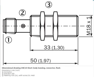 SICK IME18-05BNSZC0K Inductive proximity sensors ,NPN ,New SICK IME18-05BNSZC0K Inductive proximity sensors ,NPN ,New
