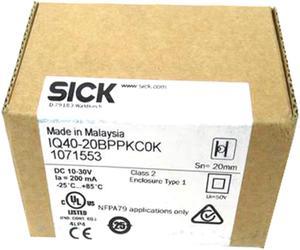 SICK  IQ40-20BPPKC0K Inductive proximity sensors,PNP,New