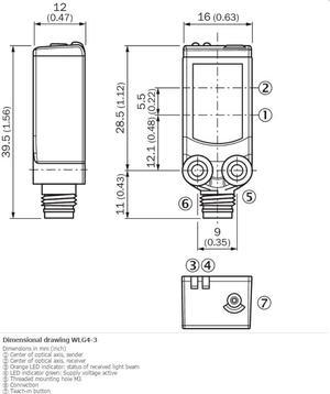 SICK WLG4-3F2132 Miniature photoelectric sensors PNP,New