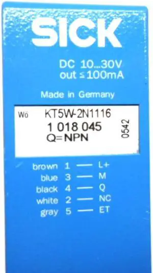 SICK KT5W-2N1116 Contrast Sensors ,NPN New
