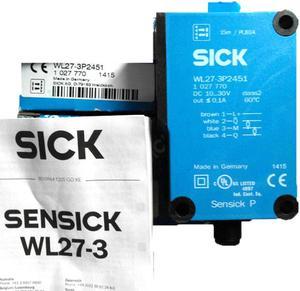 SICK WL27-3P2451 Photoelectric Retro-reflective Sensor PNP,New