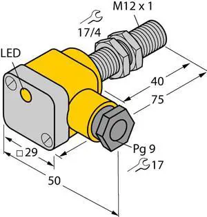 TURCK Bi3U-EG12SK-AP6X 1634400 Inductive sensor PNP