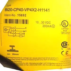 TURCK BI20-CP40-VP4X2-H1141 1569211 Inductive sensor PNP