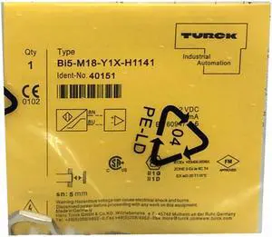 TURCK  BI5-M18-Y1X-H1141 4015020 Inductive sensor