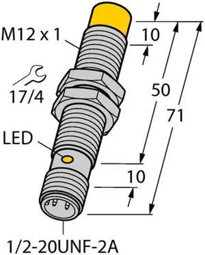 TURCK NI8U-G12-ADZ32X-B3131 4281105 Inductive sensor