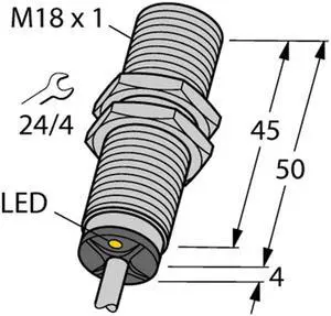 TURCK BI8U-M18-AN6X 1644736 Inductive sensor NPN