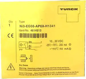 TURCK Ni3-EG08-AP6X-H1341 4602760  Inductive sensor PNP