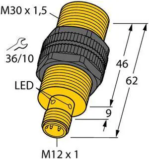 TURCK Bi10-S30-AN6X-H1141 1636620 Inductive sensor NPN