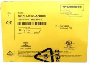 TURCK BI15U-Q20-AN6X2 1608810 Inductive sensor NPN
