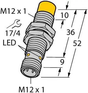 TURCK NI8-M12-AN6X-H1141 4611315 Inductive sensor NPN