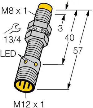 TURCK Ni3-EG08-AN6X-H1341 4602860 Inductive sensor NPN TURCK Ni3-EG08-AN6X-H1341 4602860 Inductive sensor NPN