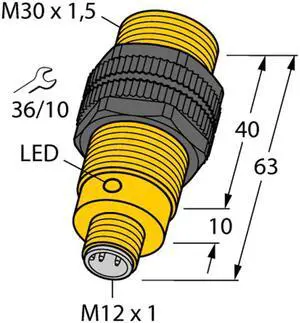 TURCK NI15-S30-AN6X-H1141 46583 Inductive sensor NPN