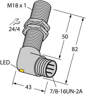 TURCK BI5-G18-RZ3X-B1431 43735 Inductive sensor