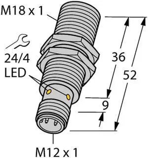 TURCK  BI5-EM18-Y1X-H1141 4015202 Inductive sensor