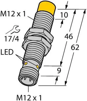 TURCK NI4-M12E-AD4X-H1141 4406702 Inductive sensor