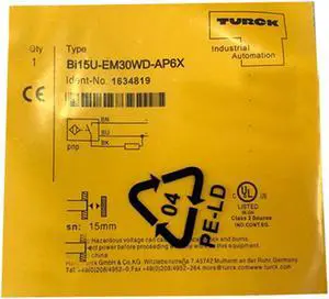 TURCK  BI15U-EM30WD-AP6X  Inductive sensor 1634819 PNP