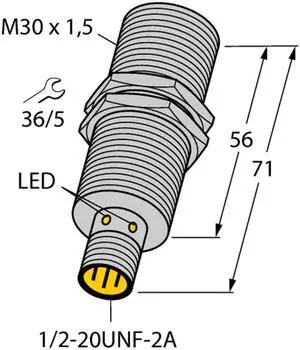 TURCK BI10U-G30-ADZ30X2-B3131  4281613 Inductive sensor
