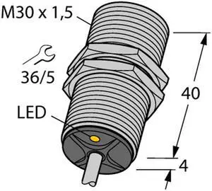 TURCK BI10-G30K-AN6X 46716 Inductive sensor NPN