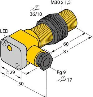 TURCK NI20U-P30SK-AP6X 1646700 Inductive sensor PNP