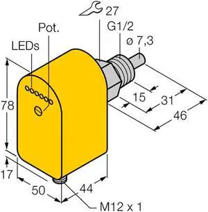 TURCK  FCS-G1/2A4P-AP8X-H1141 6870092 Flow monitoring