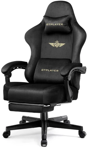 Gaming Chair, Big and Tall, High Back Ergonomic with Pocket Spring Cushion, Footrest, Lumbar Support, 400 lbs Swivel Office Chair for Adults Gaming Chair, Big and Tall, High Back Ergonomic with Pocket Spring Cushion, Footrest, Lumbar Support, 400 lbs Swivel Office Chair for Adults