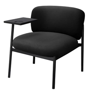 GTPLAYER Accent Leisure Chair, Lounge Relaxing Chair with 270° Rotating Small Table, Modern Upholstered Chairs with Metal Legs for Living Room/Bedroom/Garden Black GTPLAYER Accent Leisure Chair, Lounge Relaxing Chair with 270° Rotating Small Table, Modern Upholstered Chairs with Metal Legs for Living Room/Bedroom/Garden Black