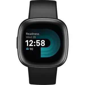 Fitbit Versa 4 Smartwatch Black Graphite GPS Fitness Tracker Fitbit Versa 4 Smartwatch Black Graphite GPS Fitness Tracker