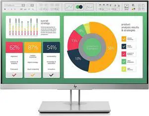 HP EliteDisplay E223 21.5-Inch Screen LED-Lit Monitor Silver (1FH45AA#ABA) (Renewed)