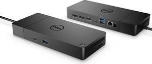 Dell Thunderbolt Dock WD19TBS (with 130W Power Delivery) No 3.5mm Ports. USB-C, Thunderbolt 3, HDMI, Dual DisplayPort, Black (Restored)