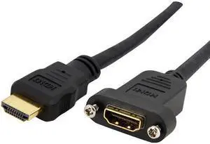 3 ft Standard HDMI Cable for Panel Mount - F/M Cord Lead 1M