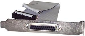 16in DB25 Parallel Female to IDC 25 Pin Header Slot Plate